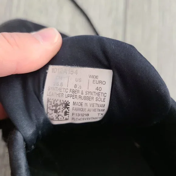 ASICS Amplica running shoes black white womens size 8.5 wide - Picture 14 of 14